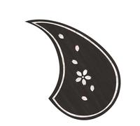 Battipenna Per Chitarra Professionale, Piastra Antigraffio Per Adesivo Autoadesivo Fai-da-te Folk Acustico Fai-da-te (Color : B)