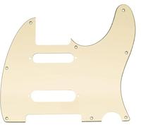 Battipenna Per Chitarra SS A 8 Fori Per Chitarra Elettrica Per Pickup Single Coil TL Round Corner SS Battipenna e Piastra Copri Molle(3Ply2)