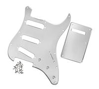 Battipenna per chitarra SSS a 11 fori con materiale a specchio 1Ply con piastra posteriore e viti per accessori per chitarra elettrica For For ST Professionale Battipenna per Chitarra Elettrica (Colo