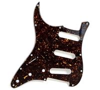 Battipenna per chitarra SSS per mancini compatibile con chitarra elettrica Fender Strat, piastra antigraffio a 11 fori con viti di montaggio, battipenna di ricambio per chitarre stile Stratocaster (#1