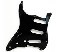 Battipenna per chitarra SSS per mancini compatibile con chitarra elettrica Fender Strat, piastra antigraffio a 11 fori con viti di montaggio, battipenna di ricambio per chitarre stile Stratocaster (#9