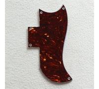 Battipenna per chitarra vintage giallo chiaro tartaruga sostituzione nero 1/2 per chitarra SG SA GA ChitarraPiastra Protezione Antigraffio(Tortoise shell)