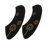 Battipenna per Ukulele Nero in Pvc, Set da 2 Pezzi | Adesivo Protettivo Semplice, Struttura Creativa, Superficie Anti-graffio, Codice Gq465