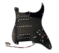Battipenna precablato a 3 strati HSH a 11 fori per pickup humbucker single-coil interruttore a taglio singolo piastra antigraffio per chitarra elettrica Fender