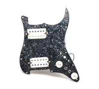Battipenna precablato caricato 5 Precablato ST Battipenna Coil Splitting Battipenna HH Loaded con Humbucker Pickups Set multicolore(Black Pearl w White)