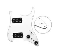Battipenna precablato caricato 5 Precablato ST Battipenna Coil Splitting Battipenna HH Loaded con Humbucker Pickups Set multicolore(White with Black)