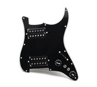 Battipenna precablato caricato 5 Precablato ST Battipenna Coil Splitting Battipenna HH Loaded con Humbucker Pickups Set multicolore(Black with Black)