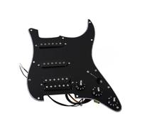 Battipenna precablato caricato Battipenna per chitarra elettrica precablata SSH Loaded ST Parti per chitarra(Black 3ply)
