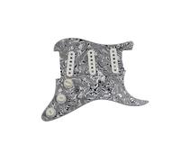 Battipenna precablato caricato Pickup per chitarra con battipenna caricato a 7 vie SSS stile anni '60 Single Coil(11)