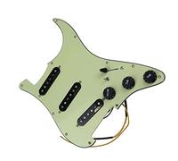 Battipenna Precablato con Pickup 11 Fori Per Viti Pickguard Precablato A 7 Vie A Pieno Carico SSS Ainico 5 Kit Pickup Single Coil Per Chitarre Elettriche For For ST (Color : 10)