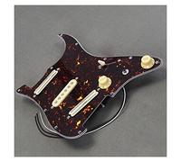 Battipenna Precablato con Pickup Alnico 5 Hot Rails-Single Coil Pickup Prewired Guitar Pickguard SSS Set 1T1V Control (Color : 01)