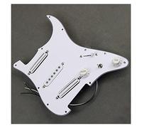 Battipenna Precablato con Pickup Alnico 5 Hot Rails-Single Coil Pickup Prewired Guitar Pickguard SSS Set 1T1V Control (Color : 03)
