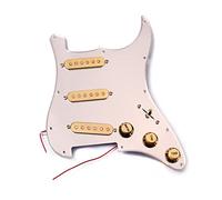 Battipenna Precablato con Pickup Battipenna Caricato Precablato per Chitarra Elettrica SSS con Set Completo di Imbracatura per Pickup