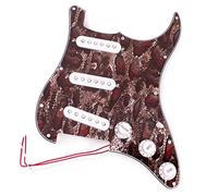 Battipenna Precablato con Pickup Battipenna di Caricamento Precablato per Chitarra Elettrica SSS con Set Completo di Cablaggio Pickup per for ST Chitarra