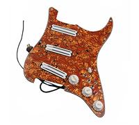 Battipenna Precablato con Pickup Battipenna Per Chitarra Arancione Con Pickup Bianco Dual Hot Rails Pickup Humbucker Set Battipenna Precablato