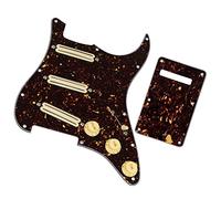 Battipenna Precablato con Pickup Battipenna per Chitarra Elettrica Alnico 5 Hot Rails SSS Precablato Caricato con Piastra Posteriore E Set di Viti