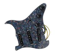 Battipenna Precablato con Pickup Battipenna Per Chitarra SSS A 7 Vie Completamente Caricato Set Di Pickup Single Coil Ainico 5 Adatto Per Parte Di Chitarra Fai-da-te (Color : 10)