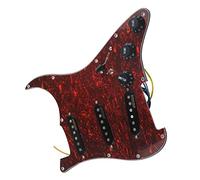 Battipenna Precablato con Pickup Battipenna Per Chitarra SSS A 7 Vie Completamente Caricato Set Di Pickup Single Coil Ainico 5 Adatto Per Parte Di Chitarra Fai-da-te (Color : 04)