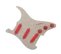 Battipenna Precablato con Pickup Battipenna Precablato Per Chitarra SSS In PVC A 11 Fori Con Set Di Convertitori Di Manopole Per Pickup (Color : 05)