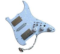 Battipenna Precablato con Pickup HSH Prewired Pickguard Pickups Set Multifunzione Converter Alnico 5 Pickup High Output Fit For Guitar