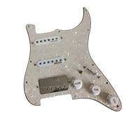 Battipenna Precablato con Pickup Pickguard Per Chitarra Elettrica SSH Precablato Interruttore Multifunzione Alnico V Pickup E Set Di Pickup Humbucker
