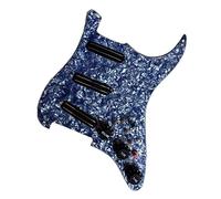 Battipenna Precablato con Pickup Pickguard SSS Precablato Multifunzione Dual Hot Rail High Output Pickups 4 Single Cut Converter Set