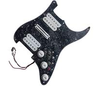 Battipenna Precablato con Pickup Pickup Per Battipenna Precablati HSH Multifunzione Bianco Alnico 5 Pickup Humbucker 4 Set A Taglio Singolo