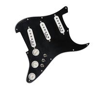 Battipenna Precablato con Pickup Pickup Per Chitarra A 11 Fori Pickguard Precablato Tipo A 7 Vie A Pieno Carico SSS Ainico 5 Set Di Pickup Single Coil (Color : 03)