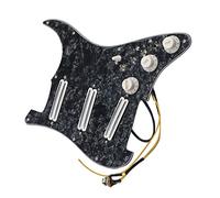 Battipenna Precablato con Pickup Pickup Pickguard SSS Caricati Set Convertitore Multifunzione Mini Pickup Humbucker Adatto Per For ST Chitarra (Color : 01)