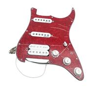 Battipenna Precablato con Pickup Red SSH Guitar Alnico Pickups Pickguard Cablaggio Funzione Push Pull Adatto Per For ST Chitarra