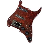 Battipenna Precablato con Pickup SSH Prewired Loaded Set Di Battipenna Per Chitarra Elettrica Interruttore Multifunzione Pickup Humbucker In Ceramica (Color : 02)
