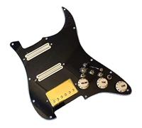 Battipenna Precablato con Pickup SSH Upgrade Pickup Per Battipenna Per Chitarra Precablati Set Di Cablaggi Per Pickup Humbucker Alnico V Oro (Color : 01)