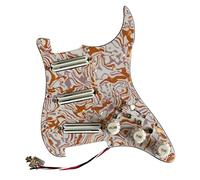 Battipenna Precablato con Pickup SSS Pickguard Per Chitarra Precablato Multifunzione Dual Hot Rail Pickup Bianchi Ad Alto Rendimento Per For ST Chitarra