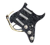 Battipenna Precablato con Pickup SSS Upgrade Prewired Pickguard Set Multifunzione Ad Alto Rendimento Mini Humbucker Pikups Adatto Per Chitarra For For ST (Color : 02)