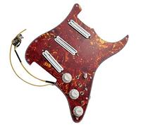 Battipenna Precablato con Pickup SSS Upgrade Prewired Pickguard Set Multifunzione Ad Alto Rendimento Mini Humbucker Pikups Adatto Per Chitarra For For ST (Color : 11)