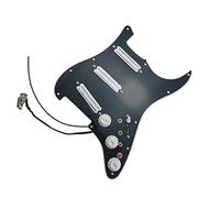 Battipenna Precablato con Pickup SSS Upgrade Prewired Pickguard Set Multifunzione Ad Alto Rendimento Mini Humbucker Pikups Adatto Per Chitarra For For ST (Color : 04)