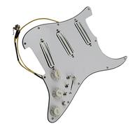 Battipenna Precablato con Pickup SSS Upgrade Prewired Pickguard Set Multifunzione Ad Alto Rendimento Mini Humbucker Pikups Adatto Per Chitarra For For ST (Color : 16)