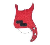Battipenna Precablato Per Basso PB A 4 Corde ScratchPlate Con Pickup Per Basso A 4 Corde (Color : Crimson)