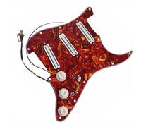 Battipenna precablato per chitarra Battipenna Pickup Bianchi Dual Hot Rails Humbucker Pickups Versatilità Battipenna Precablato Per Chitarre