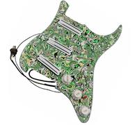 Battipenna precablato per chitarra Battipenna Pickup Bianco Dual Hot Rails Pickup Humbucker Versatilità Battipenna Precablato Per Chitarre
