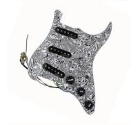 Battipenna precablato per chitarra Cablaggio Battipenna Precablato A 7 Voci Pickup Per Chitarra SSS Single Coil Pickup (Color : 4)