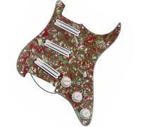 Battipenna precablato per chitarra Pickup Bianco Pickup Humbucker Dual Hot Rails Versatilità Battipenna Precablato Per Chitarre