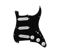 Battipenna SSS Battipenna Per Chitarra Elettrica E Gruppo Scratchplate Precablato Caricato SSS Bianco Nero (Color : Bk white 5)