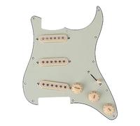Battipenna SSS Caricato Precablato Per Chitarra Elettrica In PVC Verde A 3 Strati