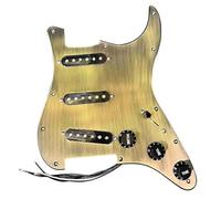 Battipenna SSS precablato caricato 3 bobine singole Alnico 5 Pickup piastra metallica per chitarra elettrica Fender Strat
