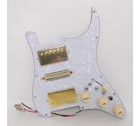Battipenna Strar per chitarra precablata con divisione bobina HSH Alnico 5 pickup Humbucker per Fender USA/Messico Stratocaster pezzi di ricambio