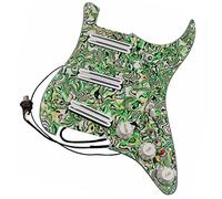 Battipenna Verde Con Pickup Humbucker Dual Hot Rails Bianco Battipenna Precablato Per Chitarra For For ST Parti di ricambio per chitarre