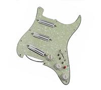 Battipenna Verde Pickup Bianco Pickup Humbucker Dual Hot Rail Versatilità Battipenna Precablato Parti di ricambio per chitarre