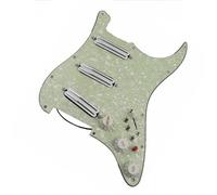 Battipenna Verde Pickup Bianco Pickup Humbucker Dual Hot Rail Versatilità Battipenna Precablato Per Chitarre Battipenna chitarra con pickup