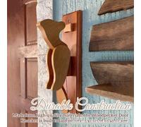 Battiporta uccellino in legno un tocco elegante per spazi interni ed esterni